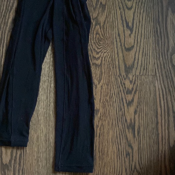 Aerie Black Leggings With Mesh Side - Picture 4 of 5